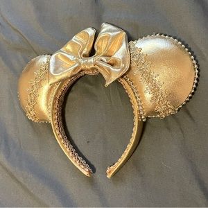 Golden Mickey Minnie Ears O/S